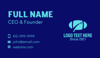 Digital Rugby Ball Business Card Image Preview