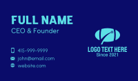 Digital Rugby Ball Business Card Preview