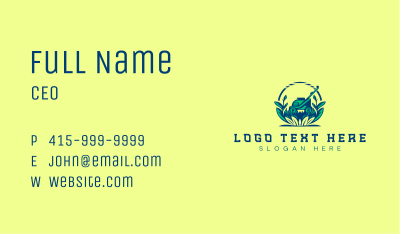 Lawn Mower Gardening Business Card Image Preview