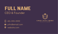 Regal Shield Royalty Business Card Design