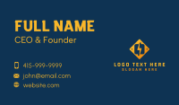 Electrical Bolt Energy Business Card Design