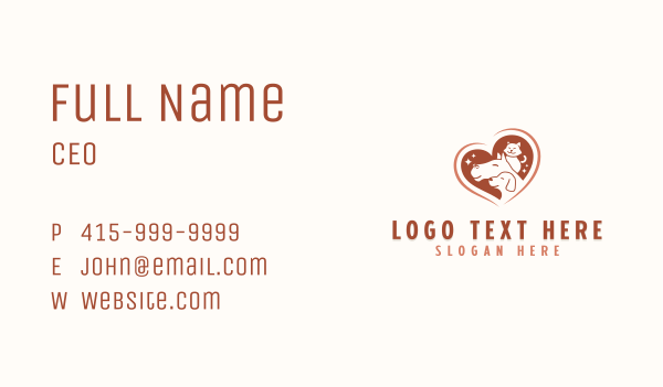 Veterinary Animal Care Business Card Design Image Preview