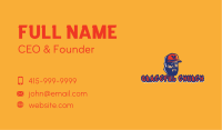 Angry Man Mascot  Business Card Image Preview
