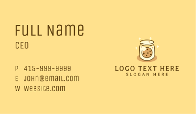 Cookie Jar Pastry Business Card Image Preview