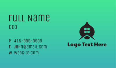 House Window Roof Business Card