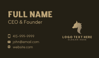 Gradient Fox Animal Business Card Image Preview