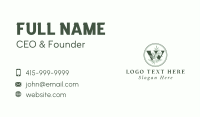 Nature Leaf Letter W Business Card Image Preview