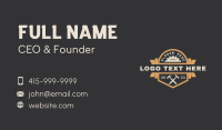 Saw Hammer Carpentry Business Card Image Preview