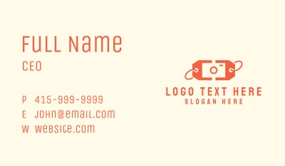 Camera Price Tag Business Card Image Preview