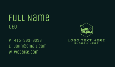 Lawn Mower Yard Care Business Card Image Preview