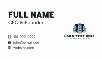 Easter Island Statue Landmark Business Card Image Preview