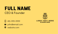 Royalty Shield Letter T Business Card Image Preview