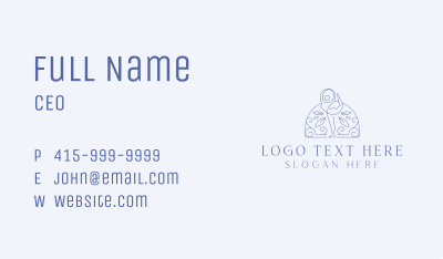 Yoga Meditation Spa Business Card Image Preview