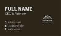 Residential Roof Construction Business Card Design