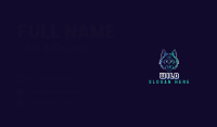 Gaming Wild Wolf  Business Card Image Preview