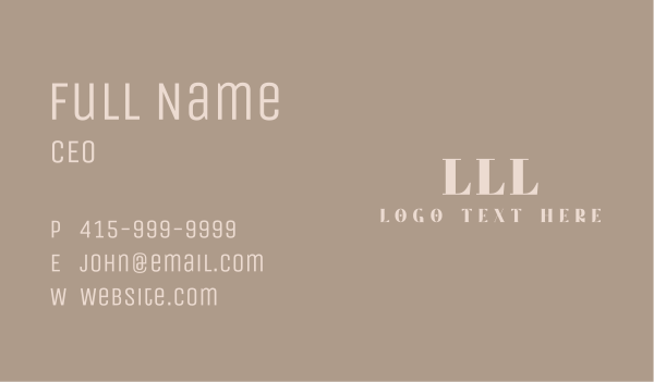 Elegant Business Letter Business Card Design Image Preview