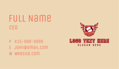 Rugby Sports Tournament Business Card Image Preview