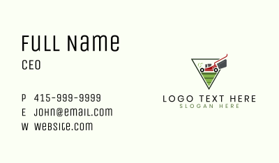 Lawn Mower Gardening Yard Business Card Image Preview