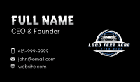 Automotive Garage Car Business Card Design