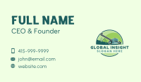 Garden Lawn Mower Business Card Image Preview