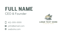 Island Coast Palm Tree Business Card Preview