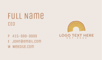 Rainbow Playground Wordmark  Business Card Image Preview