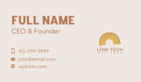 Rainbow Playground Wordmark  Business Card Design