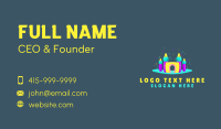 Inflatable Castle Toy Business Card Design