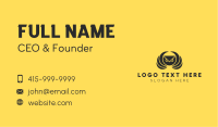 Black Messaging Owl Business Card Image Preview