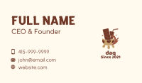 Milk Chocolate Drink  Business Card Image Preview