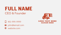 Freight Delivery Vehicle  Business Card Image Preview