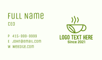 Leaf Herb Drink Business Card Image Preview