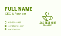 Leaf Herb Drink Business Card Image Preview