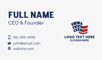 America Veteran Flag  Business Card Preview