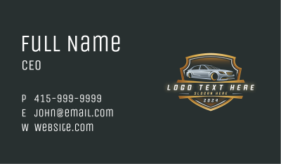 Detailing Car Garage Business Card Image Preview