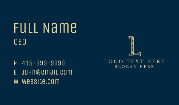 Fashion Tailoring Boutique  Business Card Design Image Preview