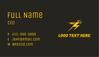 Lightning Fast Delivery Man Business Card Image Preview
