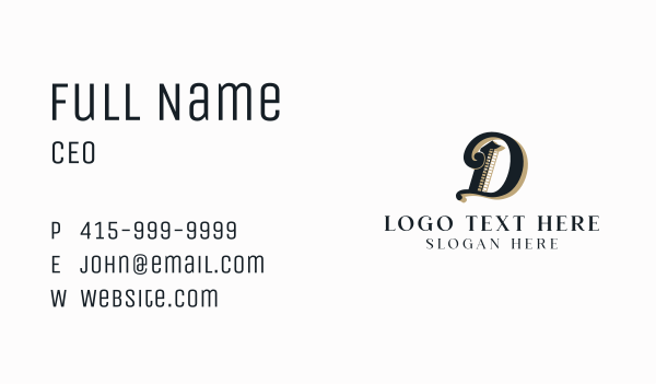 Luxury Jewelry Store Business Card Design Image Preview