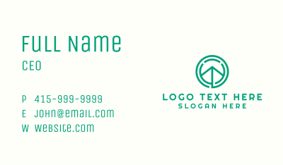 Circle Arrow Agency Business Card Image Preview
