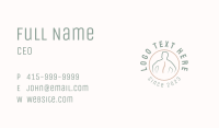 Medical Spine Chiropractic Therapy  Business Card Image Preview