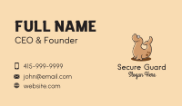 Happy Cute Seal  Business Card Image Preview