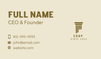 Building Pillar Realty Business Card Image Preview