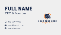 Delivery Transportation Truck  Business Card Preview