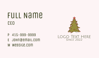 Christmas Holiday Decoration  Business Card Image Preview