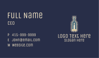 Candle Light Wine Bottle Business Card Image Preview
