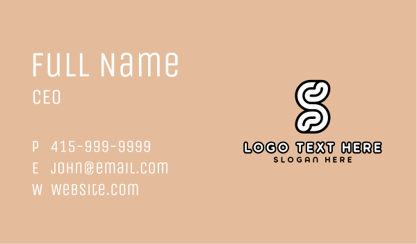 Company Brand Letter S Business Card Design Image Preview