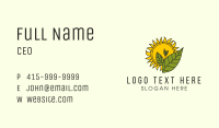 Sun Gardening Plant   Business Card Image Preview