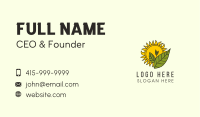 Sun Gardening Plant   Business Card Image Preview