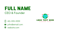 Eco Happy Planet Business Card Design