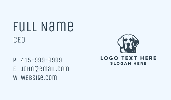 Dog Pet Veterinarian Business Card Design Image Preview